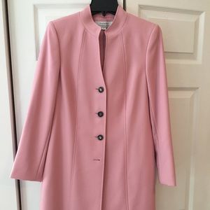 Tahari long pink jacket